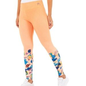 GUY HARVEY Living Coral Fish Performance UPF 50 Leggings NEW S